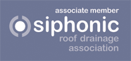 Keeley Rainwater is an Associate Member of the Siphonic Roof Drainage Association Siphonic Roof Drainage Association Associate Membership Logo